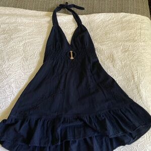Navy Blue Halter dress Giocam